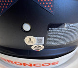 John Elway Autographed Denver Broncos 5280 Authentic Pro Speed Helmet BAS COA