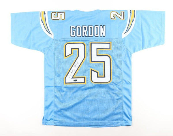 Melvin Gordon Signed San Diego Chargers Jersey (Player Hologram) 2xPro Bowl R.B.