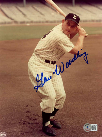 Gene Woodling Autographed New York Yankees 8x10 Photo Beckett 50387