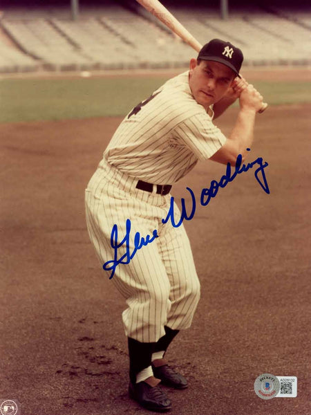 Gene Woodling Autographed New York Yankees 8x10 Photo Beckett 50387