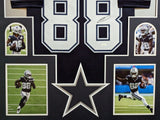 FRAMED DALLAS COWBOYS CEEDEE LAMB AUTOGRAPHED SIGNED JERSEY JSA COA
