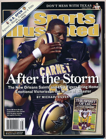 September 19, 2005 Aaron Brooks Sports Illustrated NO LABEL Newsstand Saints
