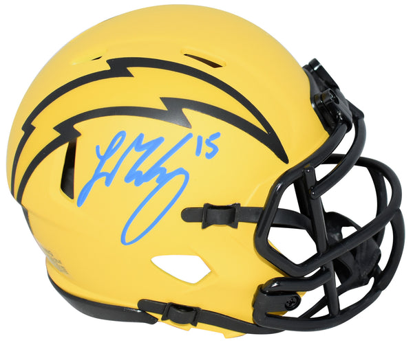 LADD McCONKEY SIGNED LOS ANGELES CHARGERS RAVE SPEED MINI HELMET BECKETT