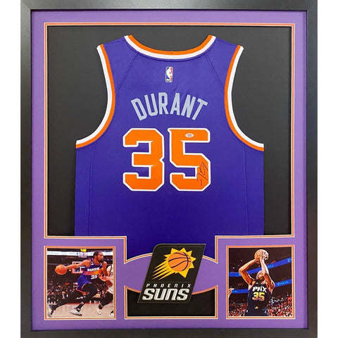 Kevin Durant Autographed Signed Framed Phoenix Suns Jersey PSA/DNA