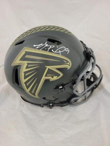 MICHAEL PENIX SIGNED ATLANTA FALCONS FS STS 4 SPEED AUTHENTIC HELMET BECKETT