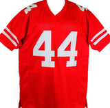 Kyle Juszczyk Autographed Red Pro Style Jersey- Beckett W Hologram *Black