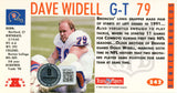 Dave Widell Autographed 1992 Gameday #242 Trading Card Beckett 44789
