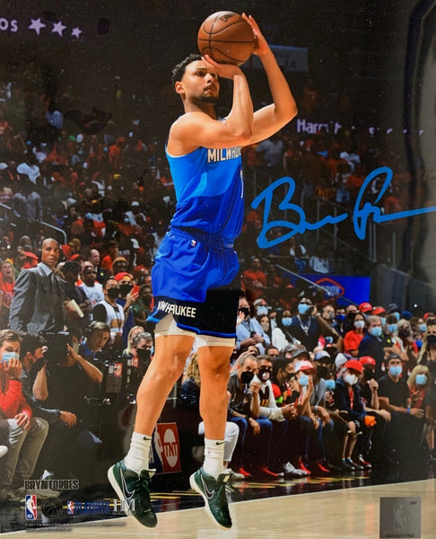 Milw Bucks 2021 NBA Champ BRYN FORBES Signed 8x10 Photo #8 AUTO