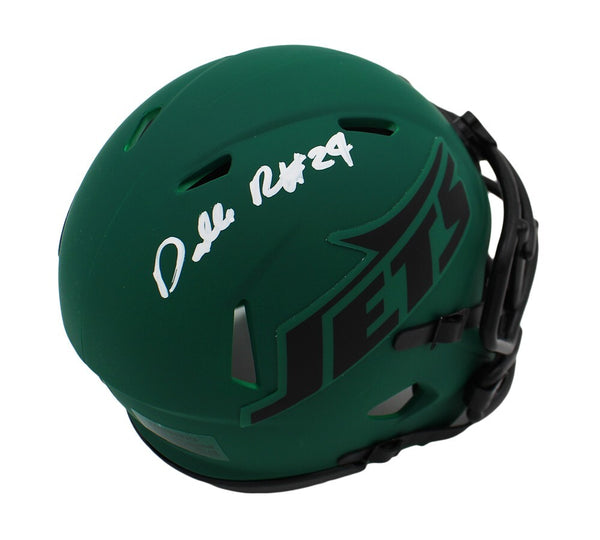 Darrelle Revis Signed New York Jets Speed Rave NFL Mini Helmet