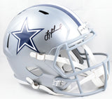 Troy Aikman Autographed Dallas Cowboys F/S Speed Replica Helmet - Fanatics