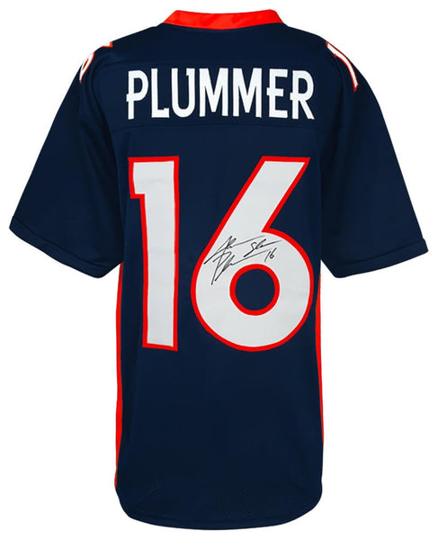 Jake Plummer (CARDINALS) Signed Navy Custom Football Jersey w/Snake - (SS COA)
