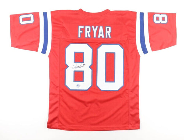 Irving Fryar Signed New England Patriots Jersey (Pro Player) Super Bowl XX W.R