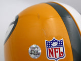 Brett Favre Autographed Authentic Full Size Helmet Packers (Chip by Signature) B