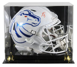 Boise State Ashton Jeanty Signed White Full Size Speed Rep Helmet W/ Case BAS W