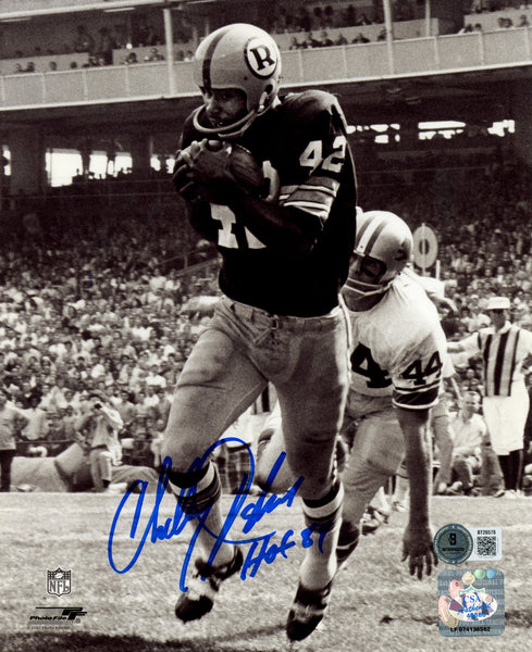 Charley Taylor Autographed Washington Redskins 8x10 Photo HOF Beckett 56772