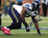 Clinton McDonald Autographed Signed 8x10 Photo Seattle Seahawks MCS Holo #63371