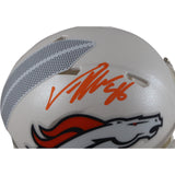 Von Miller Autographed Denver Broncos 24 Alt Mini Helmet Beckett Witness 54685