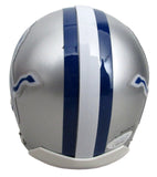 Calvin Johnson HOF/Golden Tate Signed/Auto Lions Mini Football Helmet JSA 213364