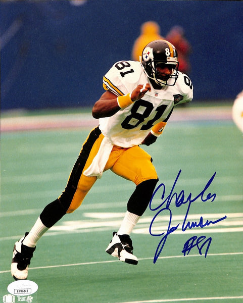 Charles Johnson Signed/Autographed 8x10 Photo Pittsburgh Steelers JSA 200252