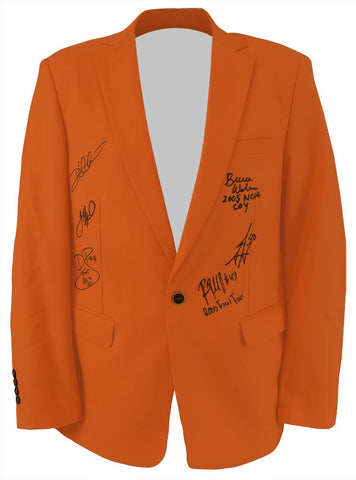 2005 Illinois Fighting Illini Team Signed Orange Jacket w/6 Sigs, 3-INSC -SS COA