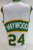 Spencer Haywood Signed Seattle Supersonics Jersey Inscribed "HOF 15" (JSA COA)