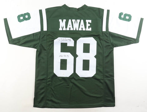Kevin Mawae Signed New York Jets Jersey "HOF 2019" (JSA COA) 8xPro Bowl Center