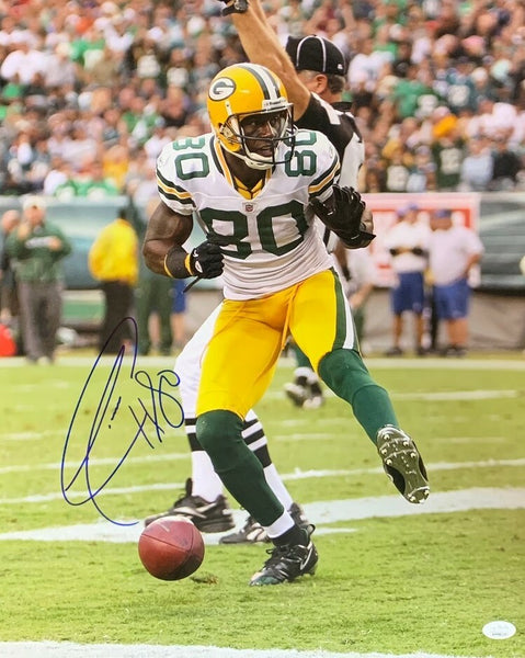 Packers DONALD DRIVER Signed 16x20 Photo #12 AUTO - SB XLV Champ - Career Leader