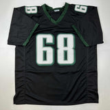 Autographed/Signed Jordan Mailata Philadelphia Black Jersey Beckett BAS COA