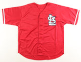 JJ Wetherholt Signed St. Louis Cardinals Jersey (Beckett) 2025 Rookie/ Infielder