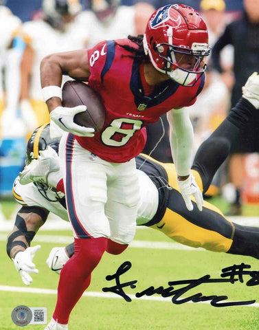 JOHN METCHIE III SIGNED AUTOGRAPHED HOUSTON TEXANS 8x10 PHOTO BECKETT