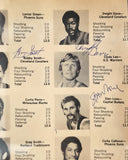 John Brisker Autographed Magazine Page Photo Supersonics 8 Sigs Beckett