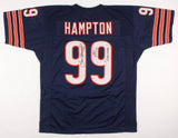 Dan Hampton Signed Chicago Bears Jersey Inscribed "HOF 2002" & "Danimal" JSA COA