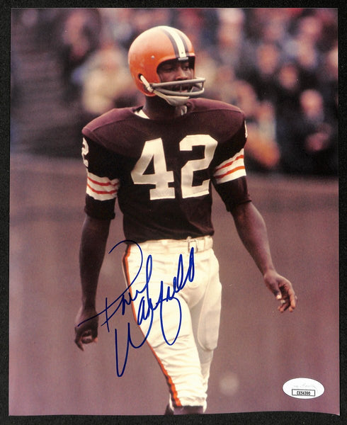 Paul Warfield HOF Cleveland Browns Signed/Autographed 8x10 Photo JSA 196216