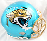 Trevor Lawrence Signed Jaguars F/S Flash Speed Authentic Helmet- Fanatics *White
