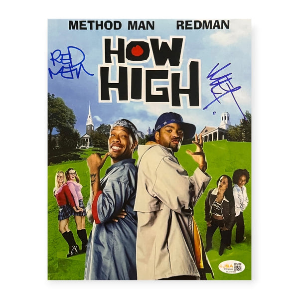 Method Man & Redman Signed Autographed 8x10 "How High" Photo JSA