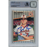 Billy Ripken Autographed 1989 Fleer 616 Trading Card 10 Grade Beckett 49351