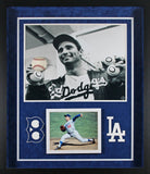 Dodgers Sandy Koufax Signed Baseball Shadowbox Framed Display BAS #AC020750