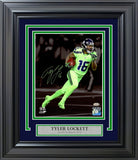 Tyler Lockett Autographed Signed Framed 8x10 Photo Seattle Seahawks MCS Holo