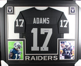 Davante Adams Autographed Pro Style Framed Black XL Jersey Beckett 36992