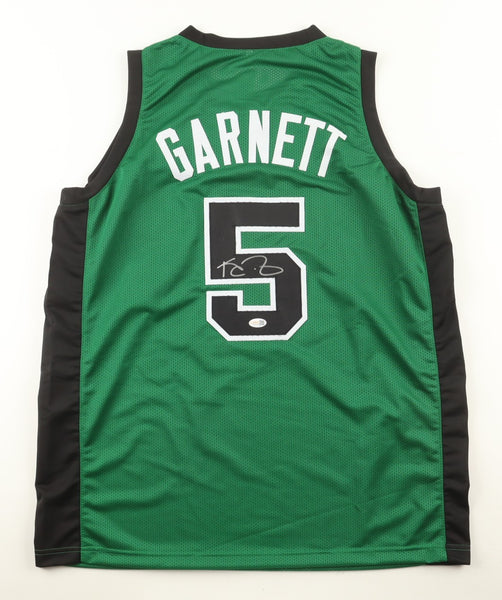 Kevin Garnett Signed Boston Celtics Alternate Jersey (JSA) 2008 World Champions