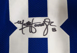 Seattle Seahawks Matt Hasselbeck Autographed Blue Jersey Beckett BAS QR #W921226