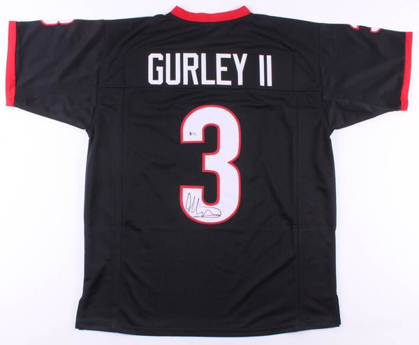 Todd Gurley Signed Georgia Bulldogs Jersey (Beckett COA) Falcons Pro Bowl RB