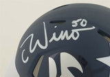 Chase Winovich Signed New England Patriots Amp Alternate Mini Helmet Beckett COA