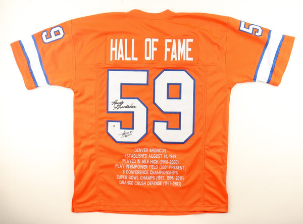 Randy Gradishar & Steve Atwater Signed Denver Broncos Hall of Fame Jersey (JSA)