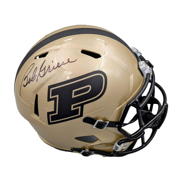 Bob Griese Autographed Purdue Full Size Speed Replica Helmet - Beckett