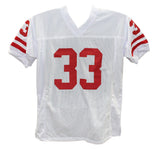 Ron Dayne Autographed/Signed College Style White XL Jersey 99 H Beckett 39336