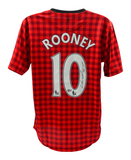 Wayne Rooney Signed Manchester United Home Soccer Jersey #10 with Beckett COA