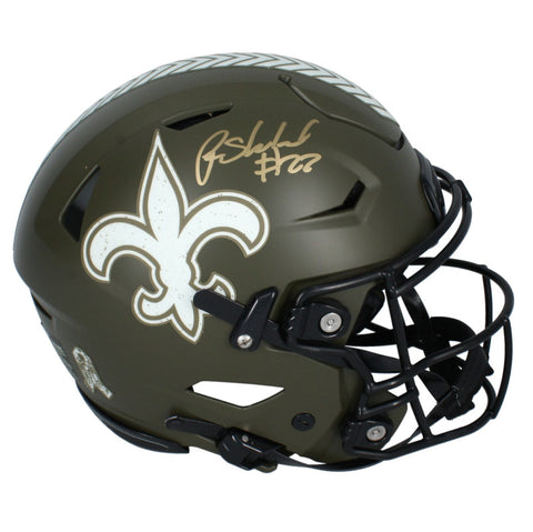 Rashid Shaheed Autographed Saints STS Authentic Speedflex Helmet Beckett