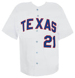 Ruben Sierra (RANGERS) Signed White Custom Baseball Jersey - (SCHWARTZ COA)
