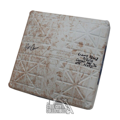 Pete Alonso Autographed New York Game Used Base - Fanatics